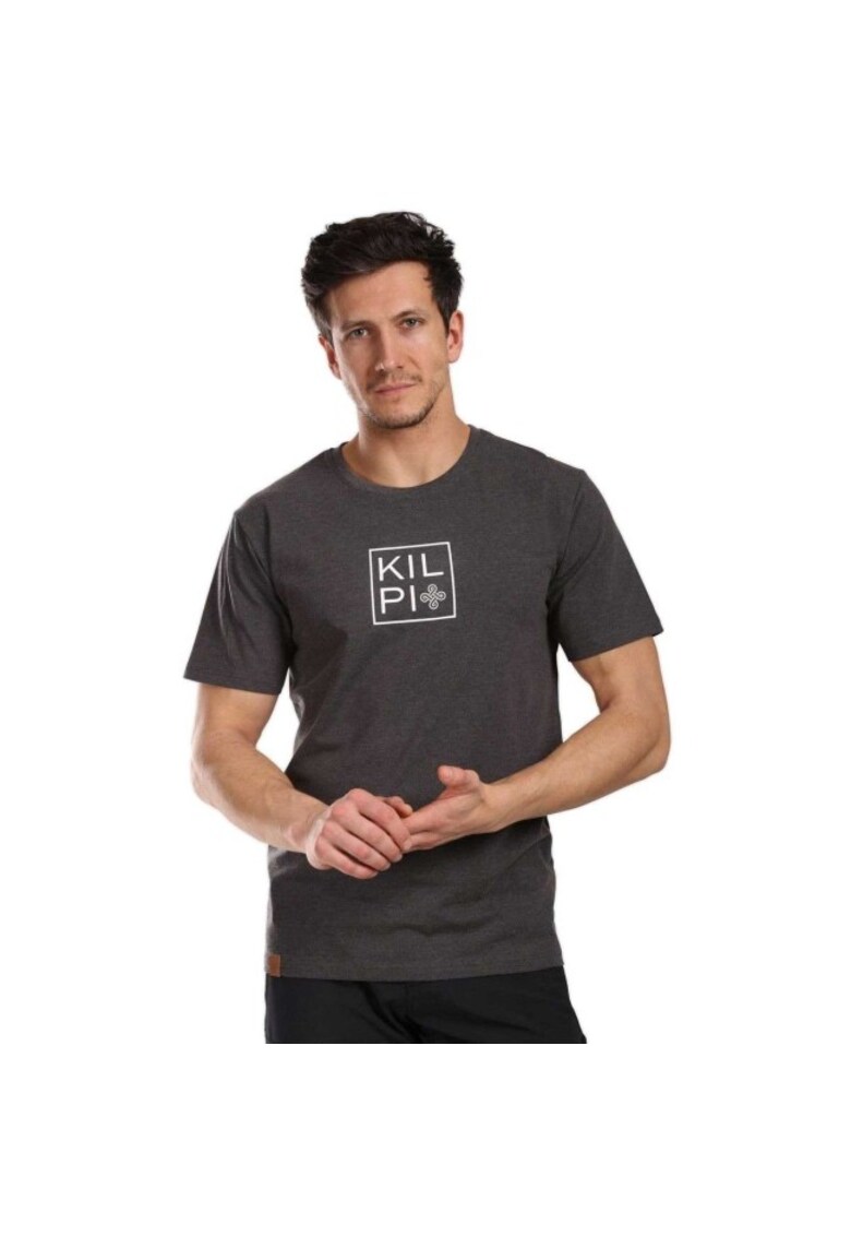 Tricou sport barbati Vibe - gri inchis - bumbac