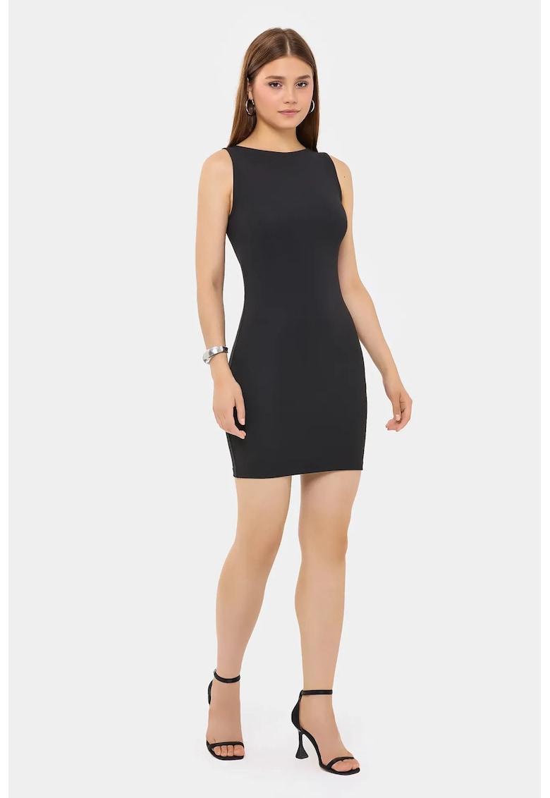 Rochie mini - Rosu - Negru