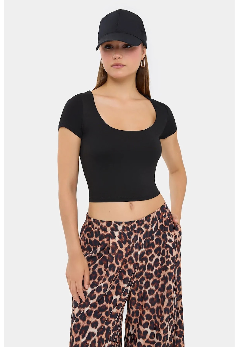 Tricou maneca scurta - negru