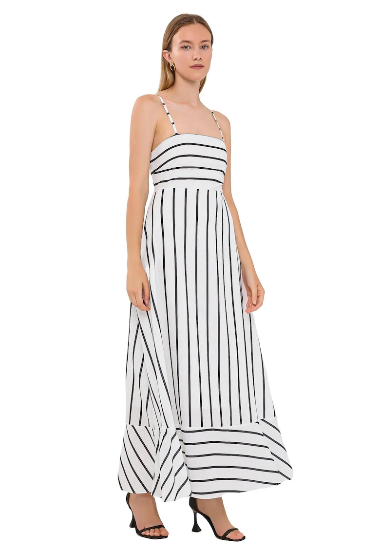 Rochie cu bretele tip spaghetti - Multicolor