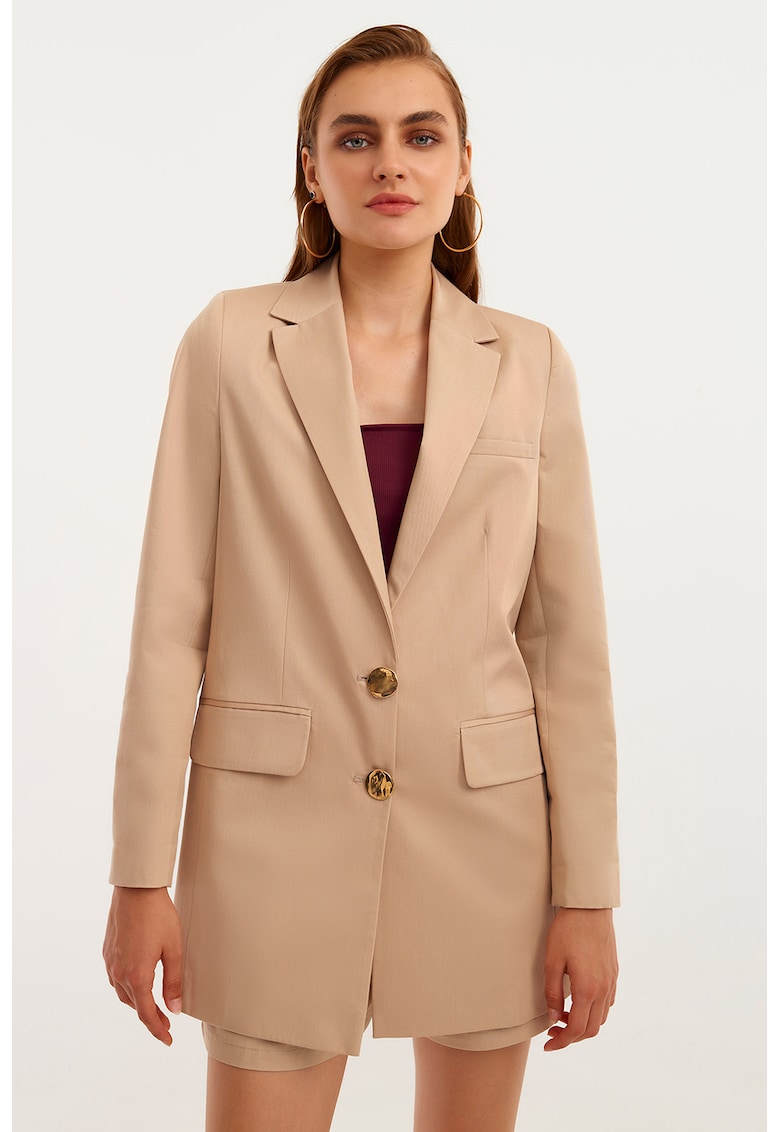 Sacou din amestec de lyocell