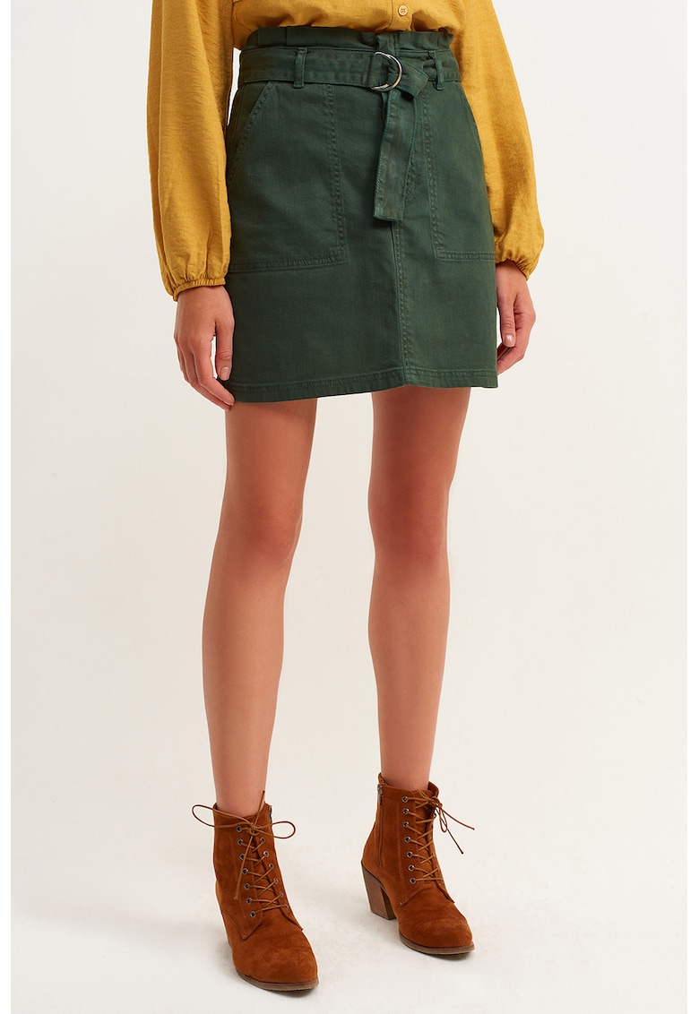 Fusta dreapta cu curea