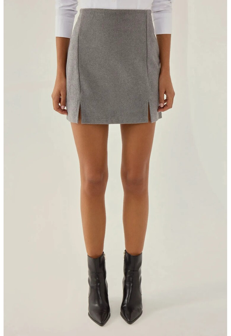 Fusta mini dama gri - Gri