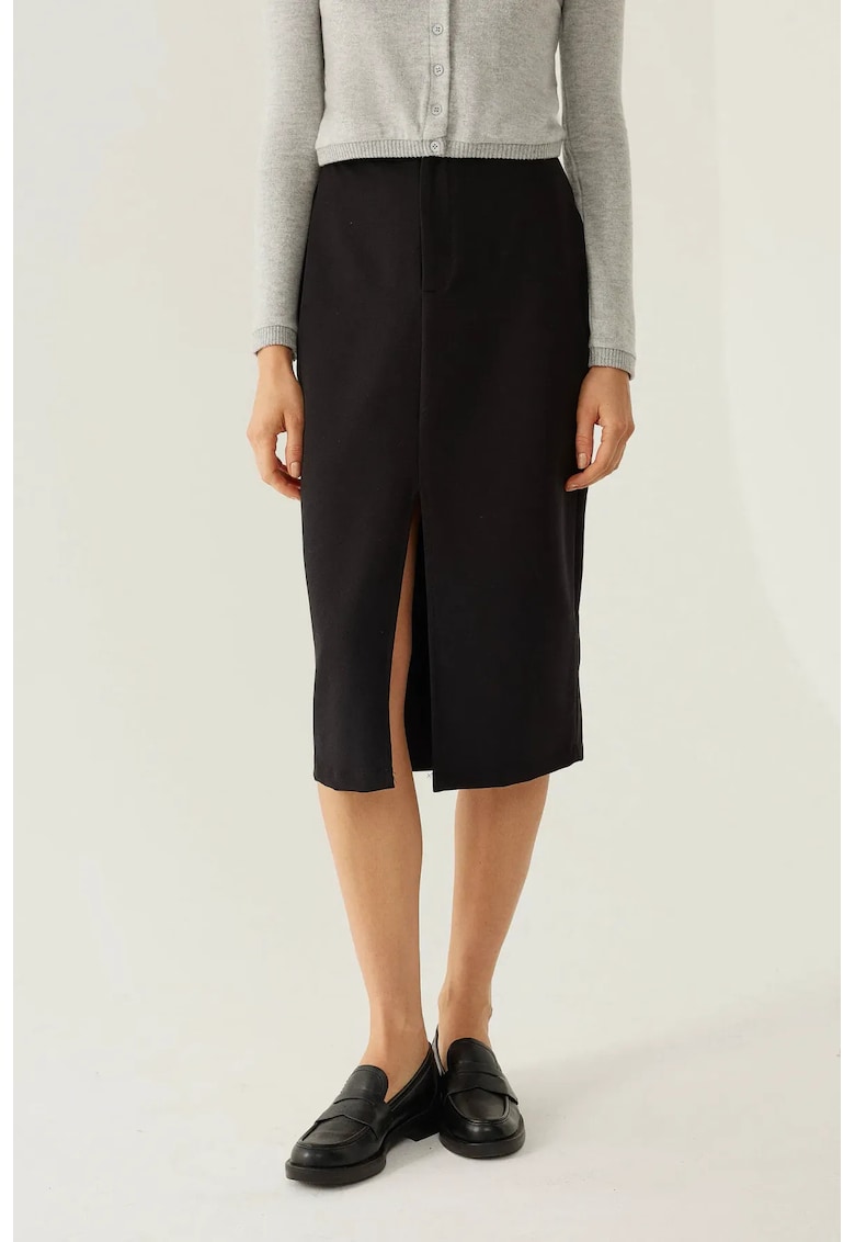 Fusta dama poliester/elastan - negru