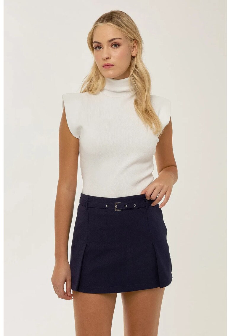 Fusta dama - poliester/elastan - albastru