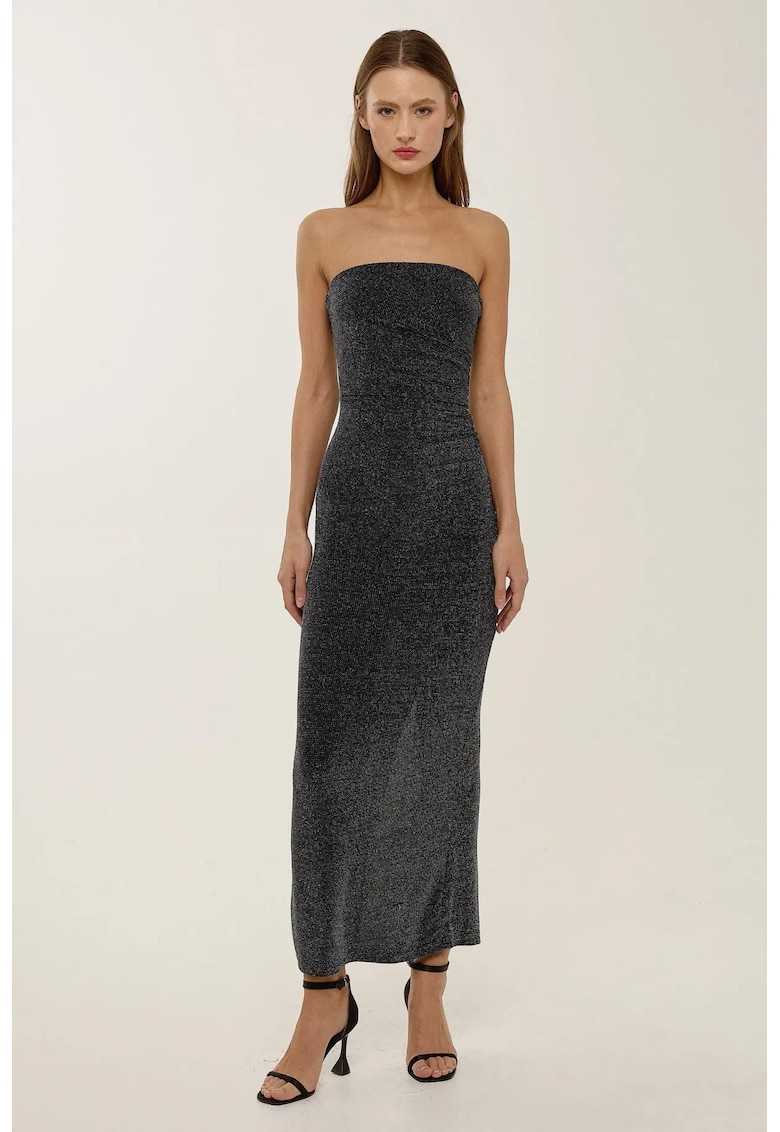 Rochie maxi - fara bretele - jerseu