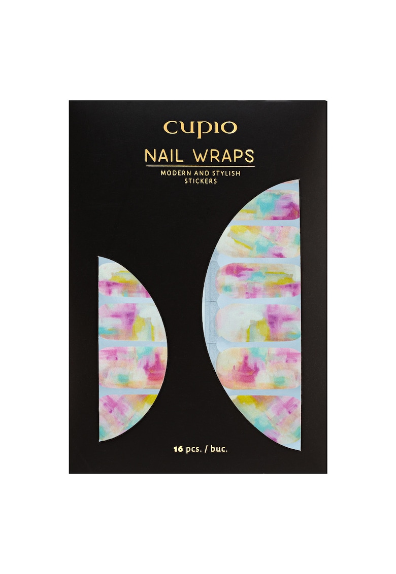 Sticker pentru unghii - set 16 abtibilduri - multicolor