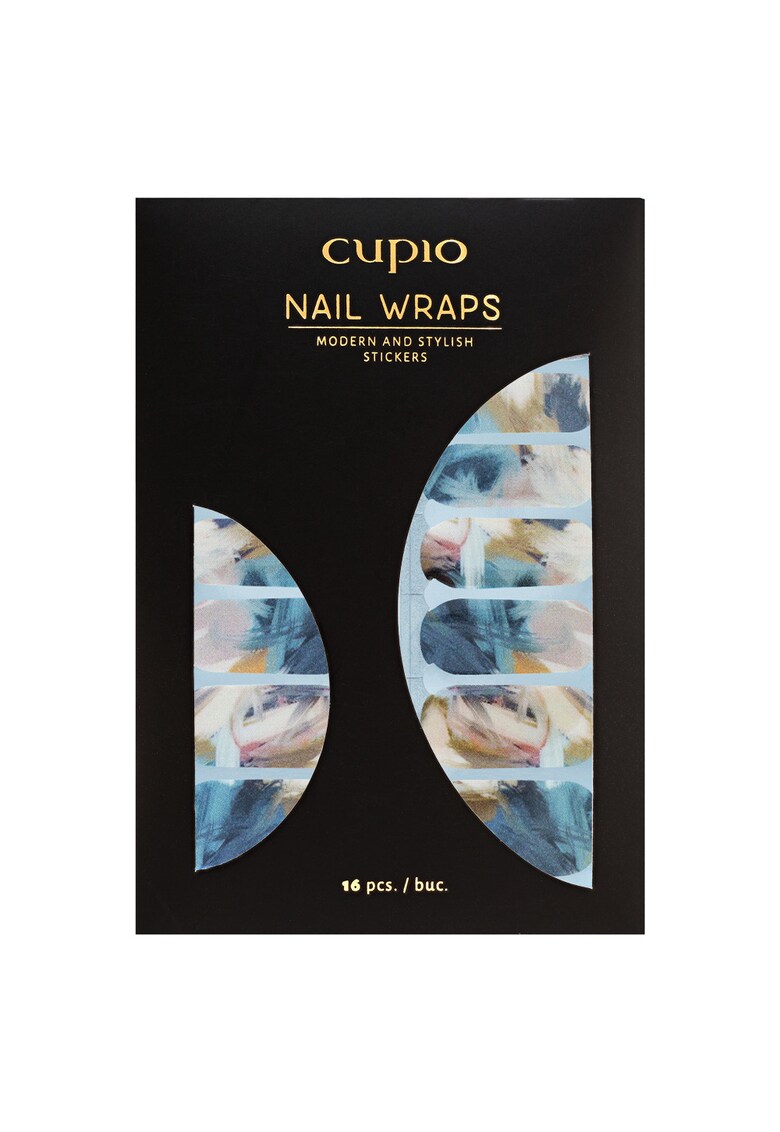 Sticker pentru unghii set 16 abtibilduri - multicolor