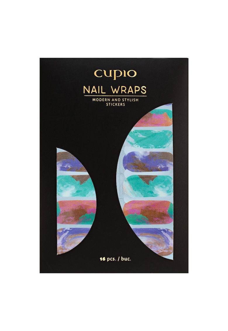 Abtibilduri pentru unghii set 16 piese - Multicolor