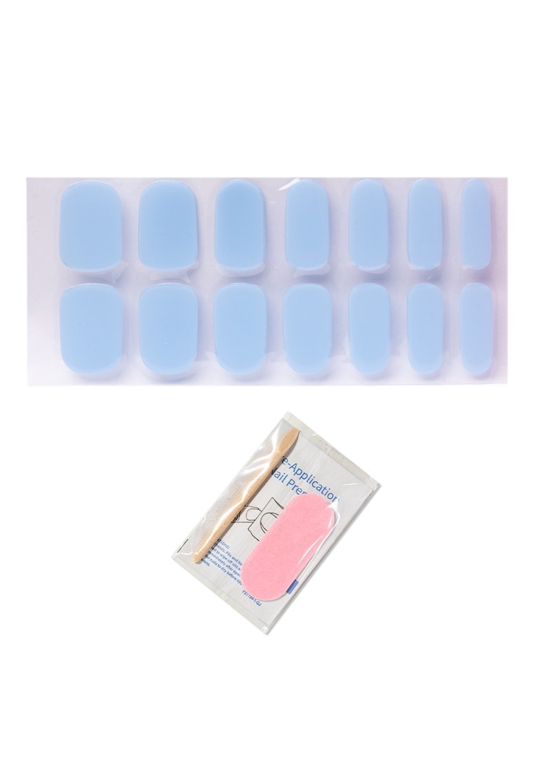 Sticker unghii gel set 14 buc - albastru
