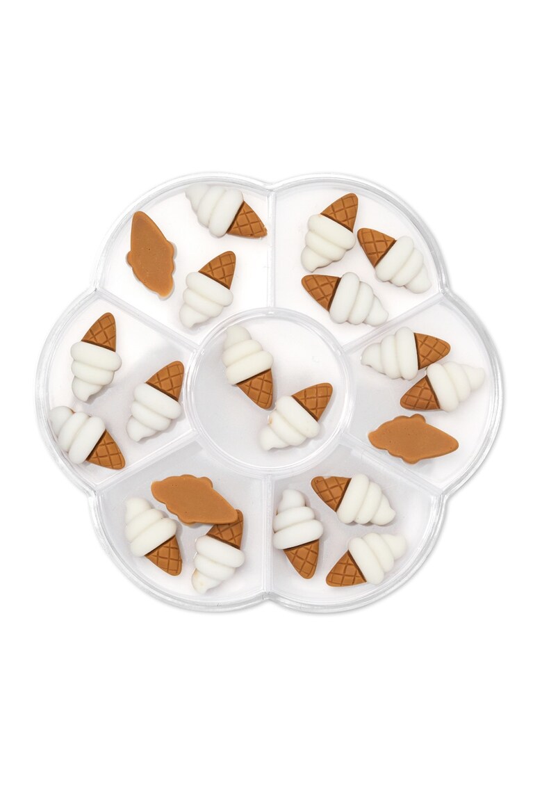 Set decor 3D pentru unghii 20 buc - multicolor