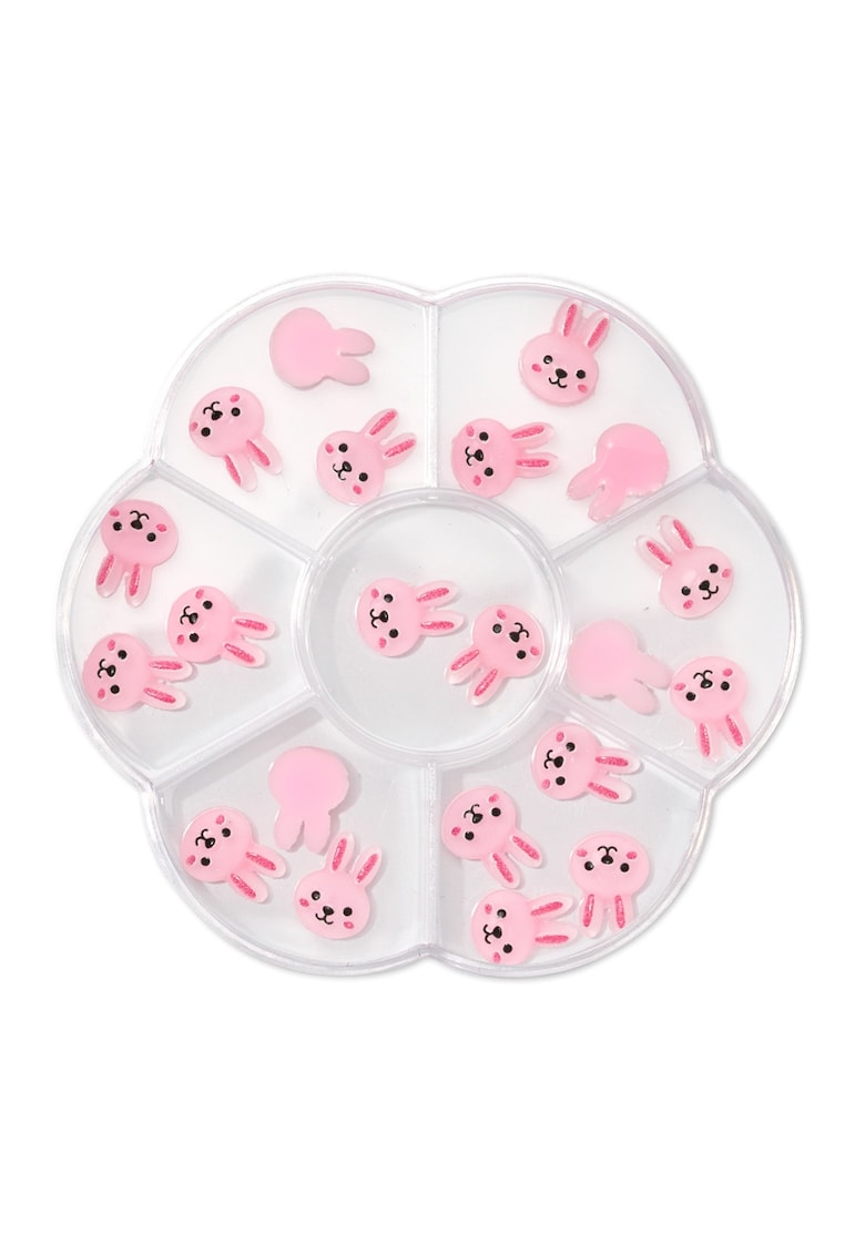 Set decor 3D pentru unghii - 20buc - multicolor