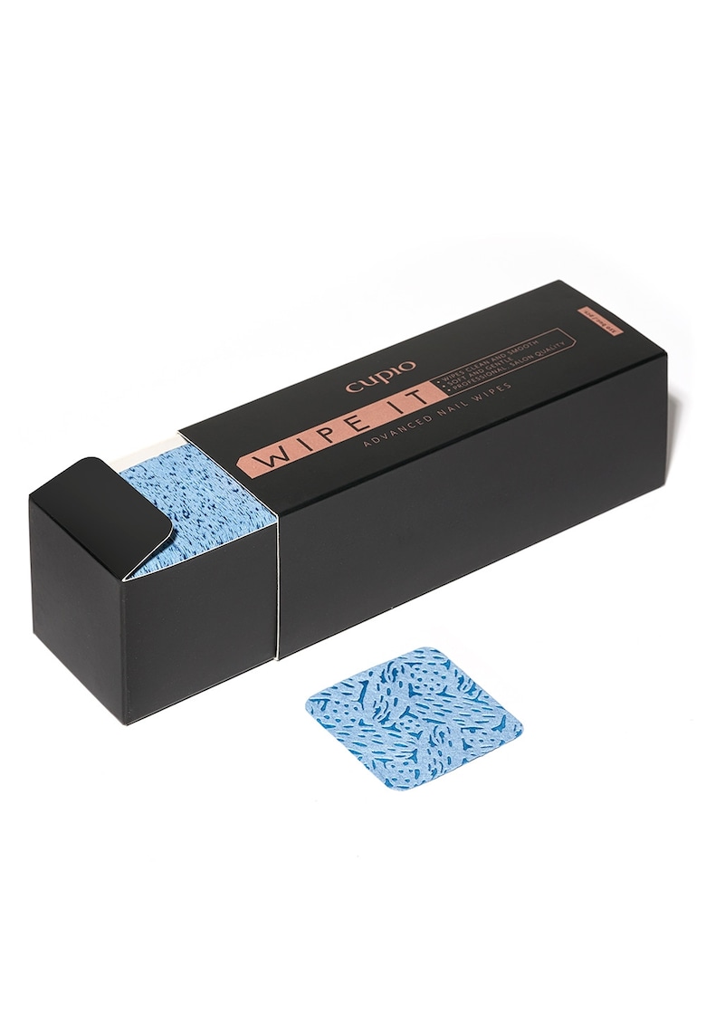 Servetele pentru unghii Wipe It - 350 bucati - gri - textura catifelata
