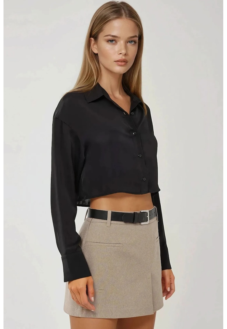 Fusta mini dama - textil - bej