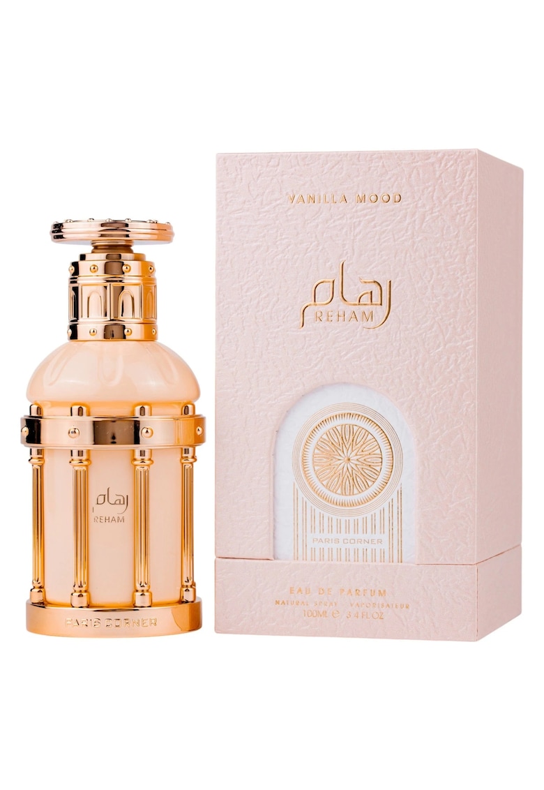 Apa de parfum unisex  Reham Vanilla Mood - note ozonice si lemnoase - 100 ml