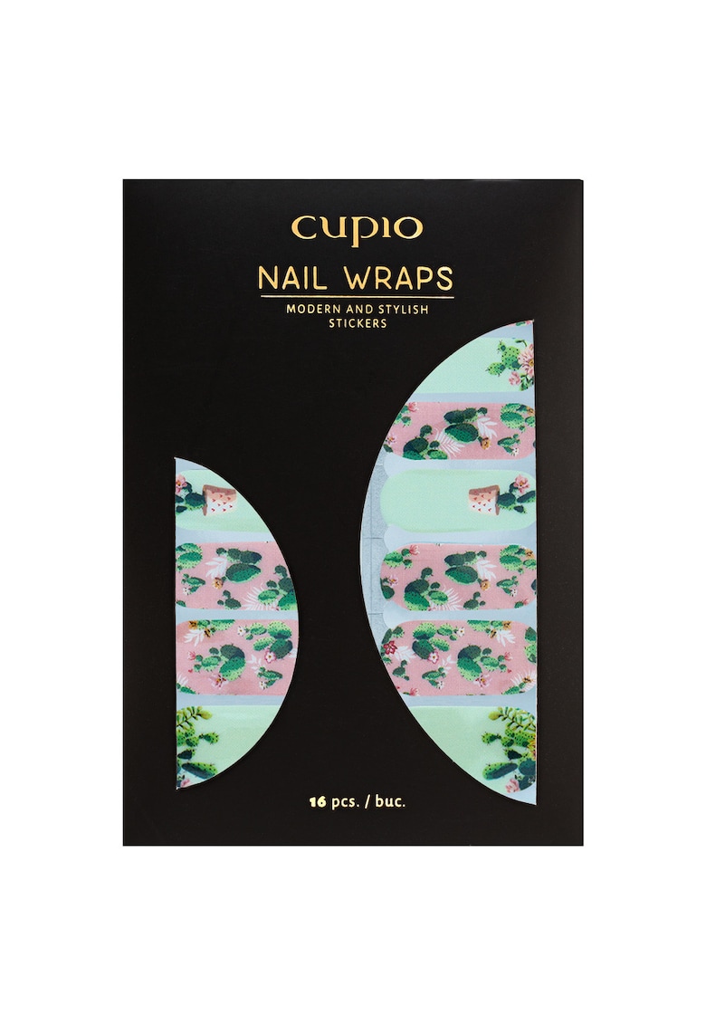 Abtibilduri pentru unghii set 16 bucati - multicolor