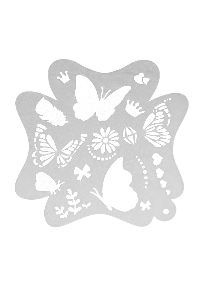 Sablon pentru machiajul fetei Face Art 001