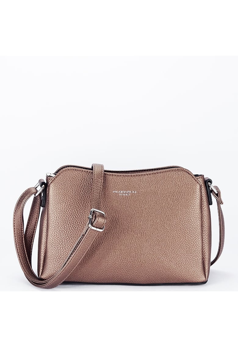 Geanta maro metalizat casual  F2516 M9 17688