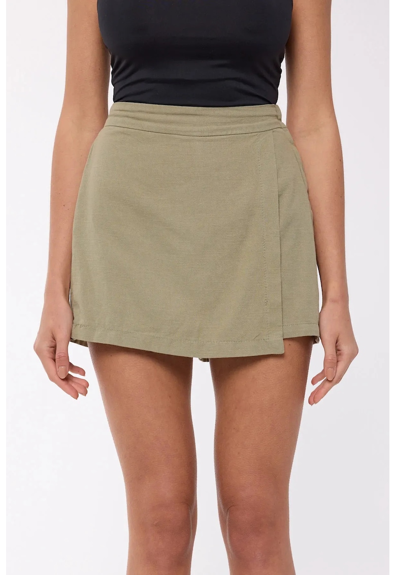 Fusta asimetrica dama - in - verde