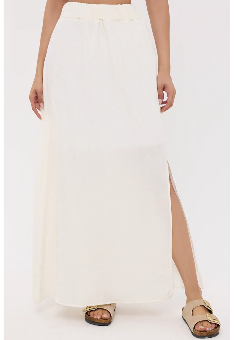 Fusta maxi dama alb