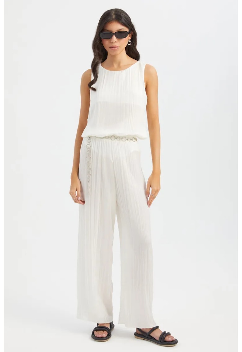 Pantaloni cu aspect striat