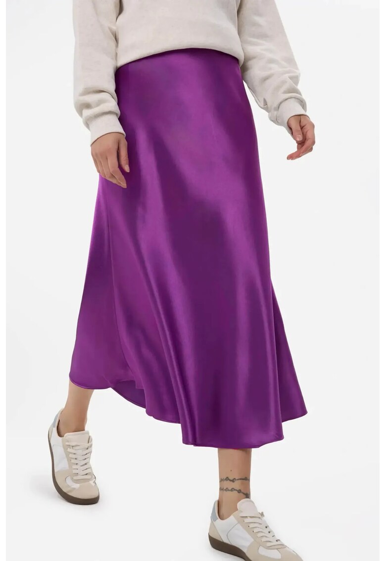 Fusta evazata din satin 00