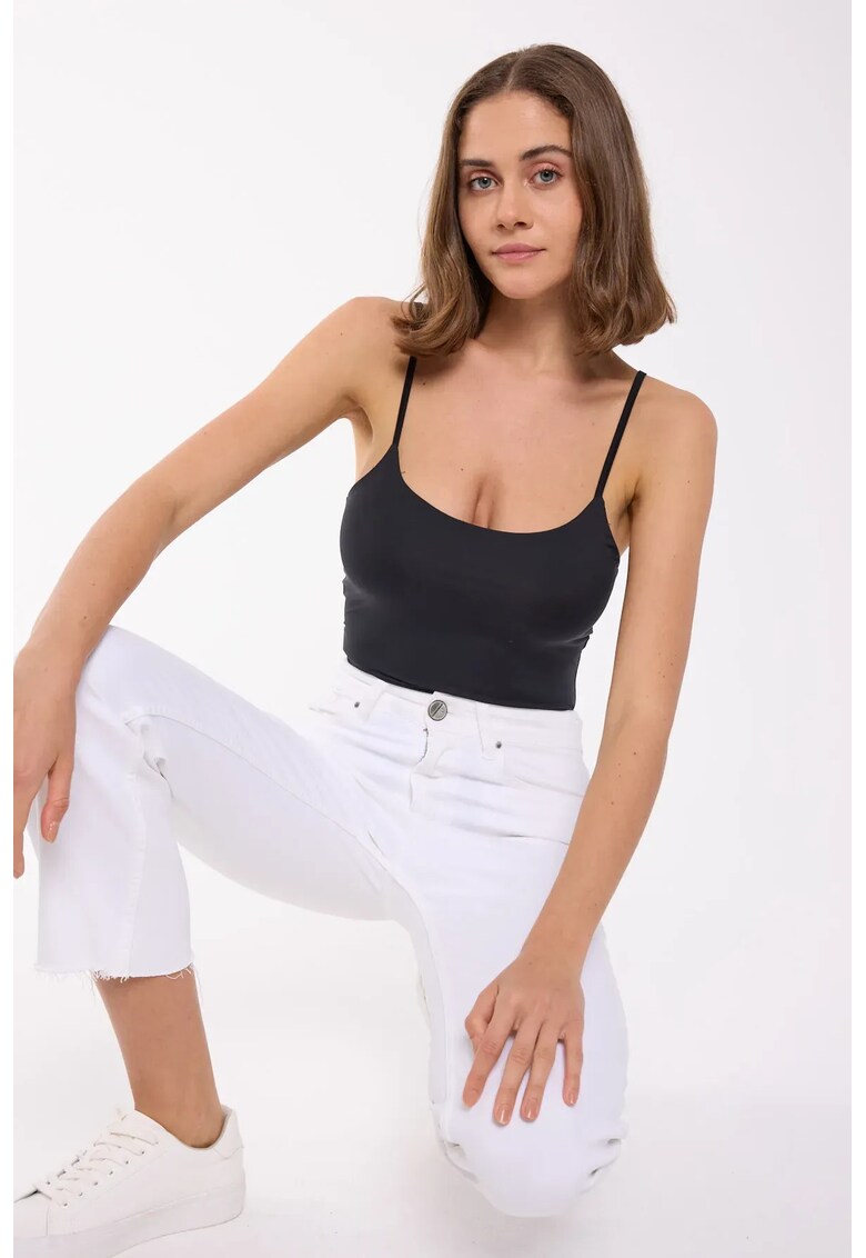 Body-uri - simplu - negru - tesut