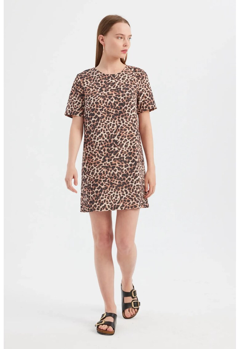 Rochie mini cu animal print