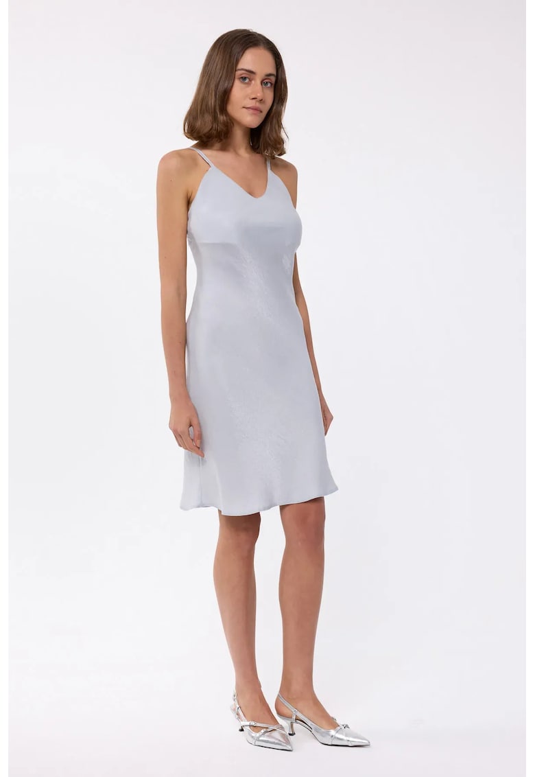 Rochie mini din satin