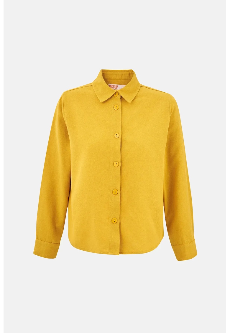 Camasa dama - bumbac/in - galben