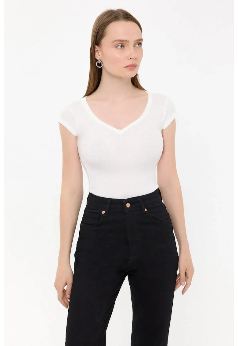 Tricou dama alb
