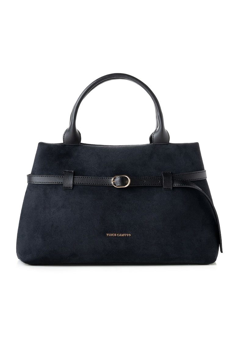 Geanta din piele intoarsa sintetica cu maner