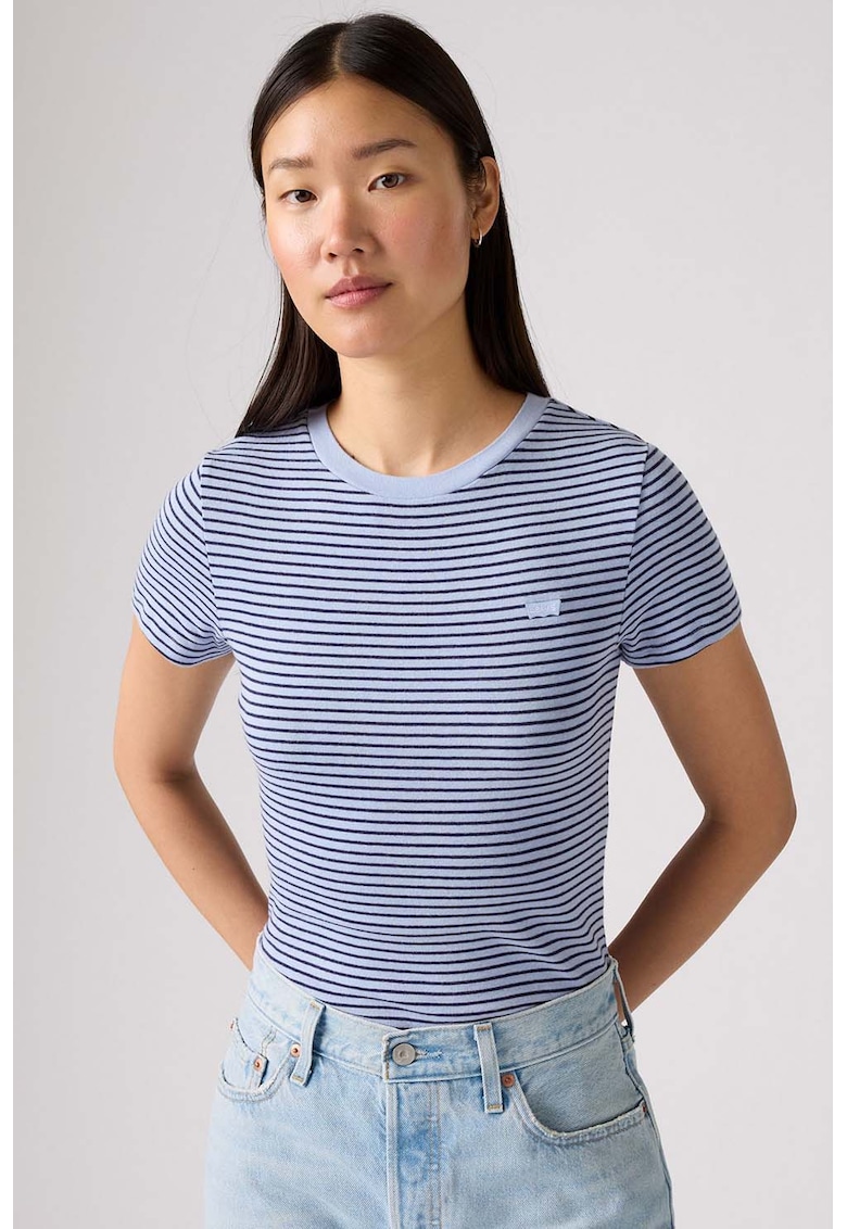 Tricou slim fit de bumbac Essential
