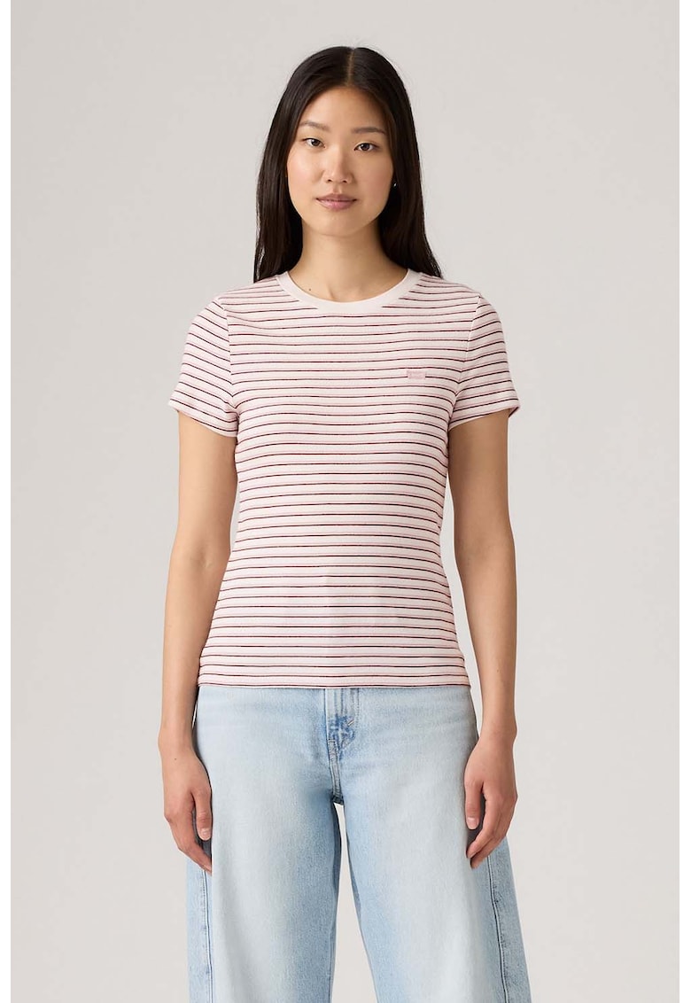 Tricou slim fit de bumbac Essential