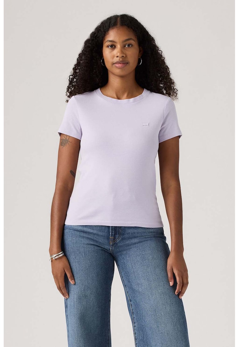 Tricou slim fit de bumbac Essential