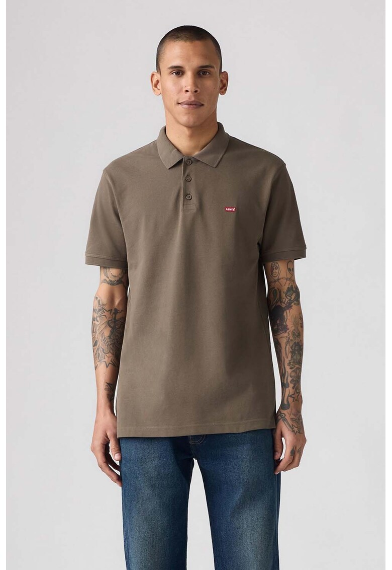 Tricou uni polo - Maro