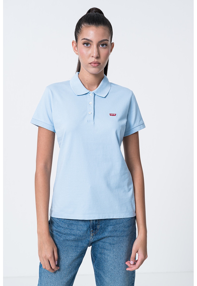 Tricou polo cu logo pe piept