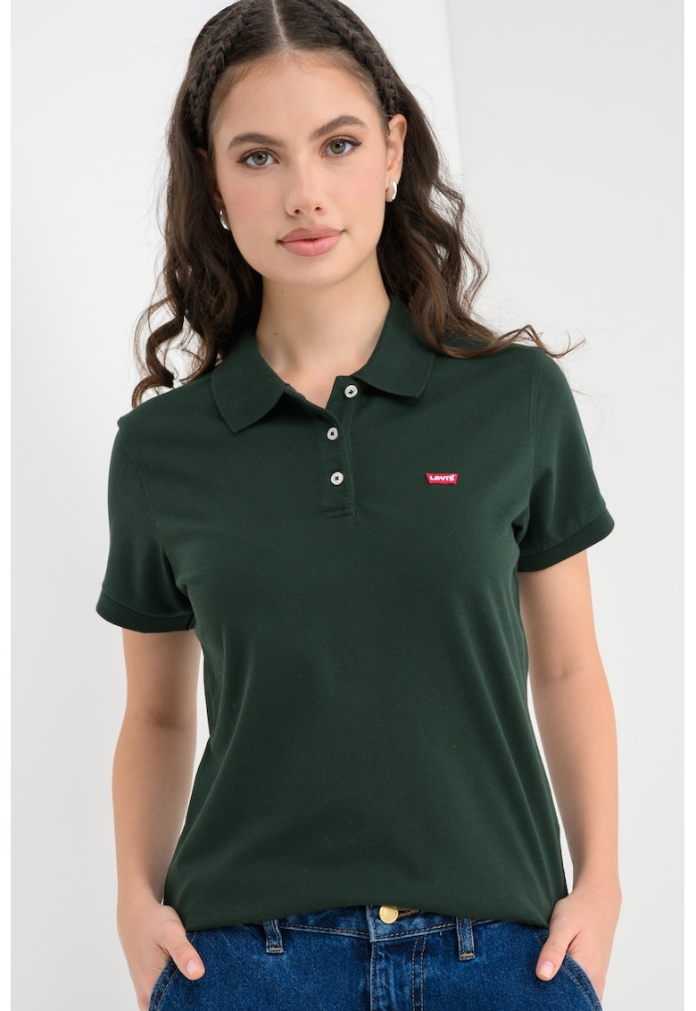 Tricou polo cu logo pe piept