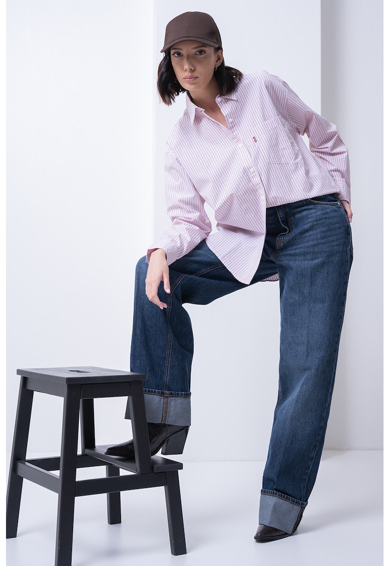 Camasa relaxed fit de bumbac Harley Camasa relaxed fit de bumbac Harley