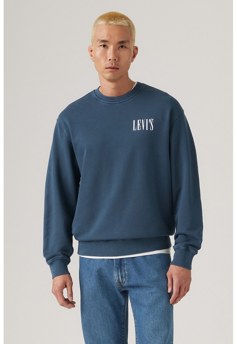 Bluza de trening relaxed fit de bumbac