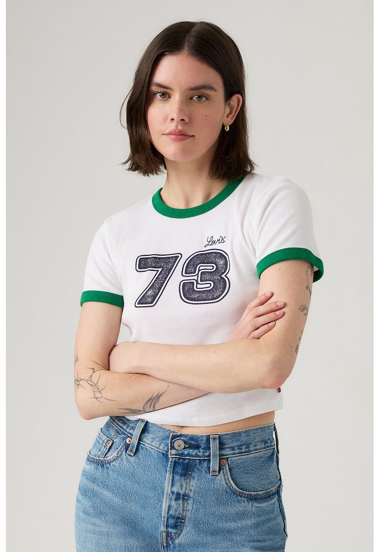 Youth Tricou crop slim fit