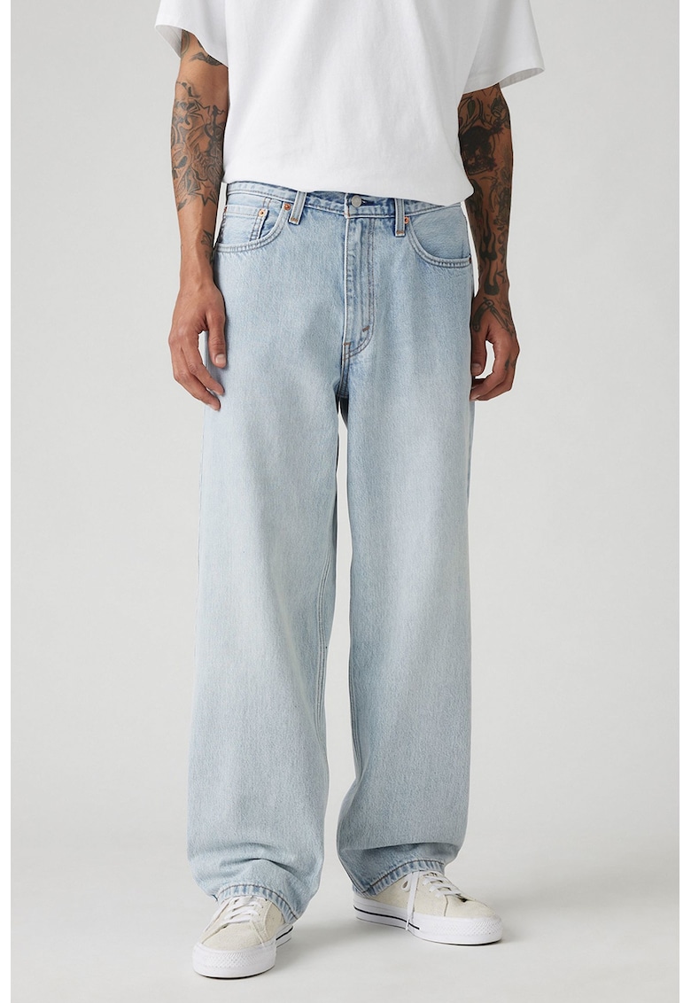 Youth Blugi relaxed fit cu 5 buzumare