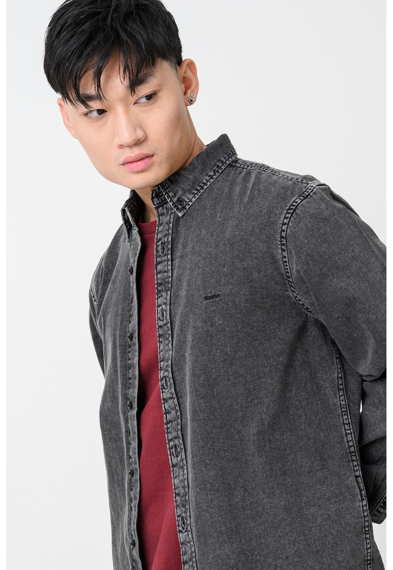 Camasa relaxed fit de bumbac