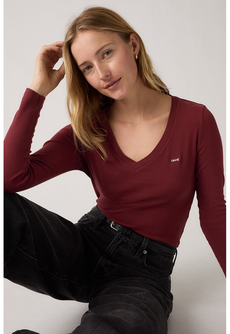 Bluza cu decolteu in V