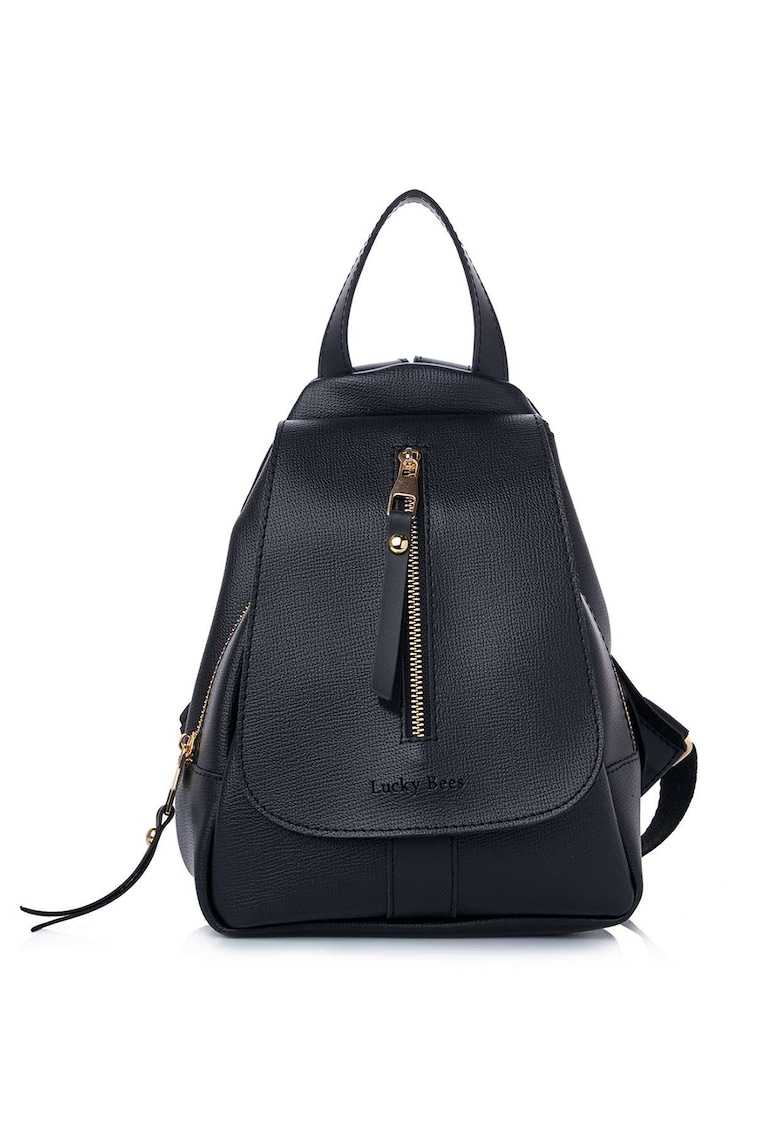 Rucsac din piele ecologica - Negru