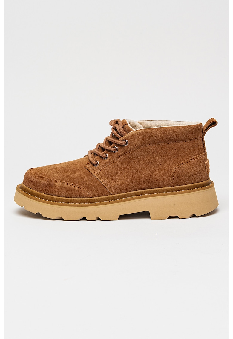 Bocanci chukka din piele intoarsa - Maro camel