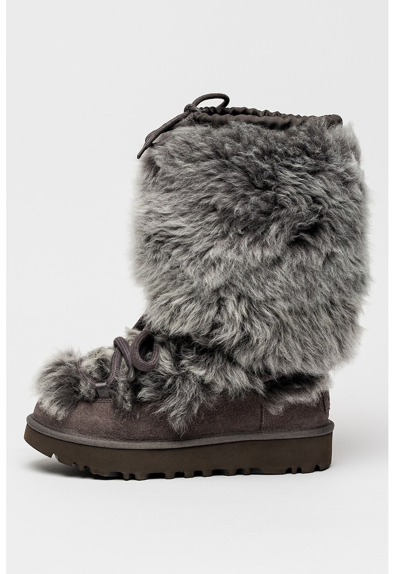 Cizme mid-calf cu blana Chalet