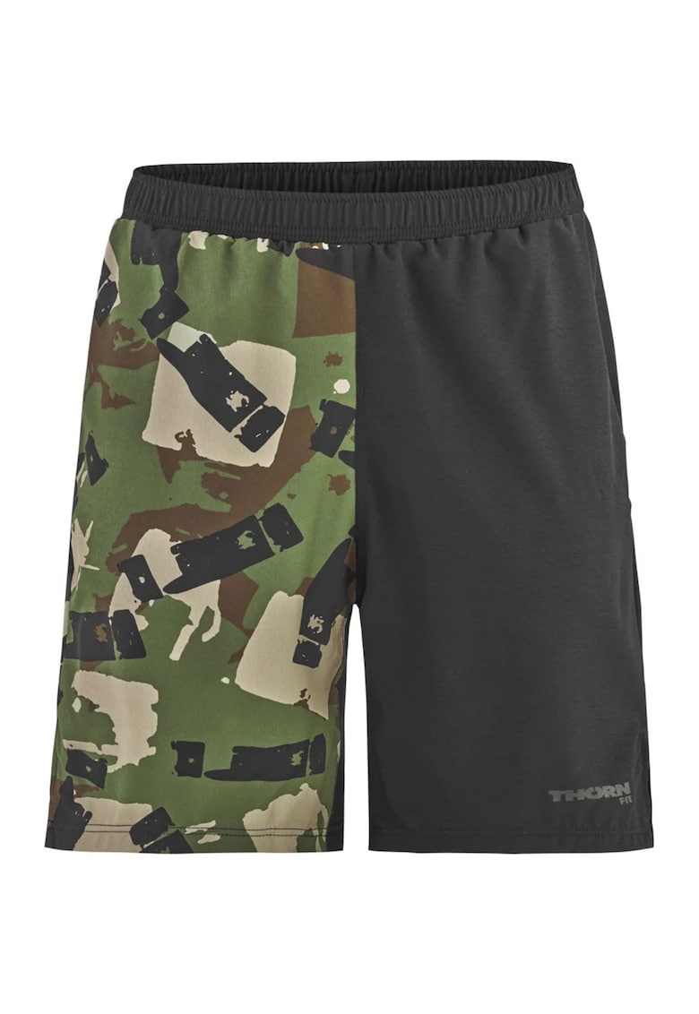 Pantaloni scurti de antrenament barbati - Camo - uscare rapida - poliester