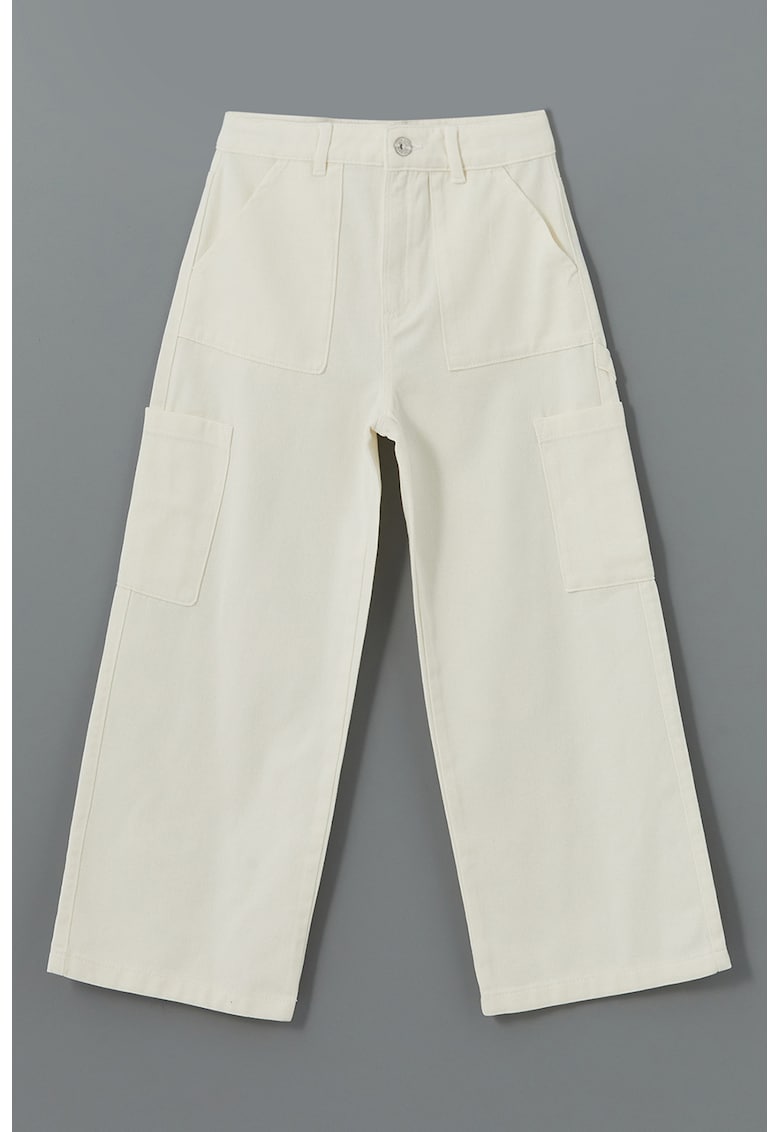 Blugi cargo cu croiala ampla