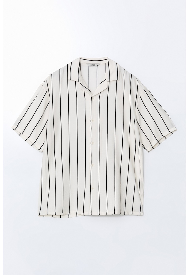 Camasa cu maneci scurte si dungi Camasa cu maneci scurte si dungi